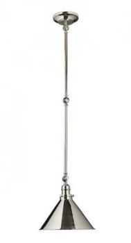 Image of 1 Light Indoor Wall / Ceiling Light Polished Nickel, E27