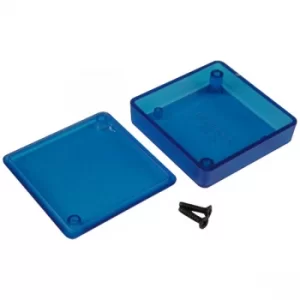 Image of Hammond 1551STBU Miniature Plastic Enclosure 50 x 50 x 15 Transpar...
