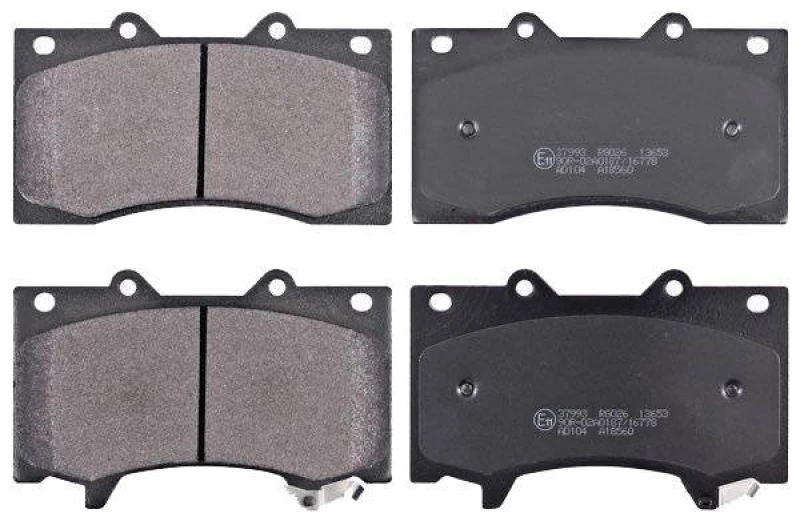 Image of A.B.S. 37993 Brake pad set with acoustic wear warning Brake Pad Set,disc brake (402)