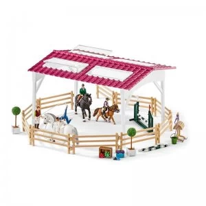 Image of Schleich Club Riding School with Riders and Horses