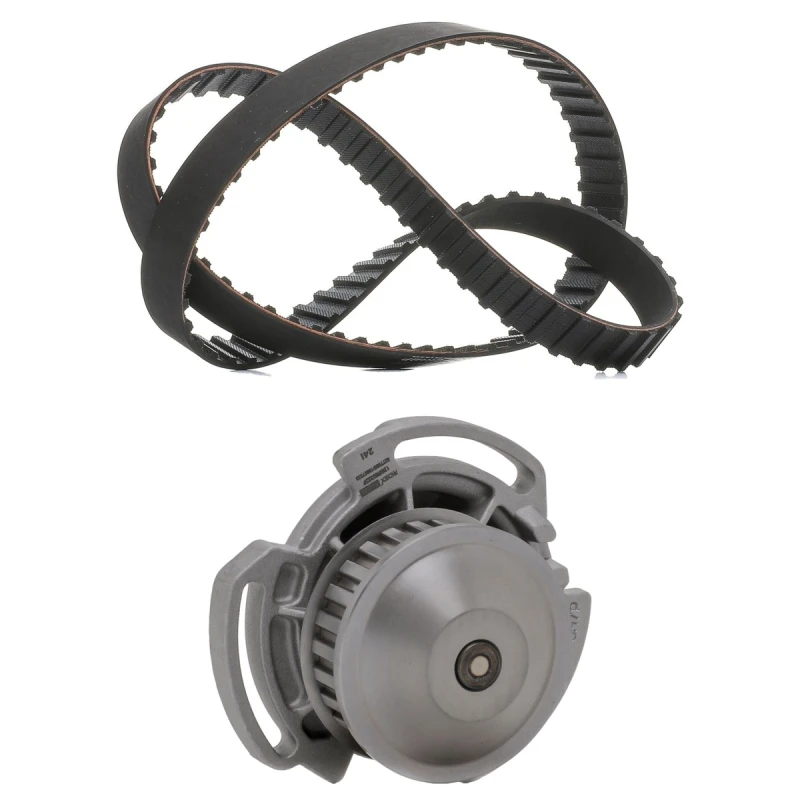 Image of RIDEX PLUS 3096W0159P Water Pump + Timing Belt Kit with gaskets/seals, Number of Teeth: 108 Water Pump & Timing Belt Kit (3096)
