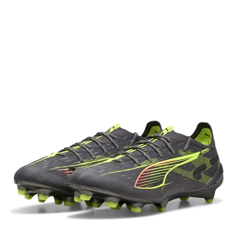 Image of Puma Ultra 5 Ultimate Firm Ground Football Boots Juniors Matte Silver male 4 (37)