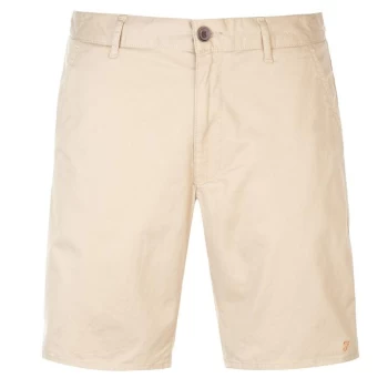 Image of Farah Hawk Chino Shorts - Beige