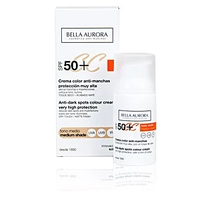 Image of CC CREAM anti-manchas SPF50+ #tono medio