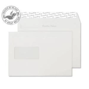 Image of Creative Colour Wallet PS Window Chalk White 120gsm C5 162x229mm