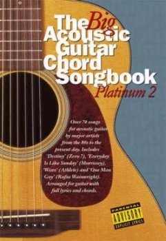 Image of The Big Acoustic Guitar Chord Songbook 2 Paperback