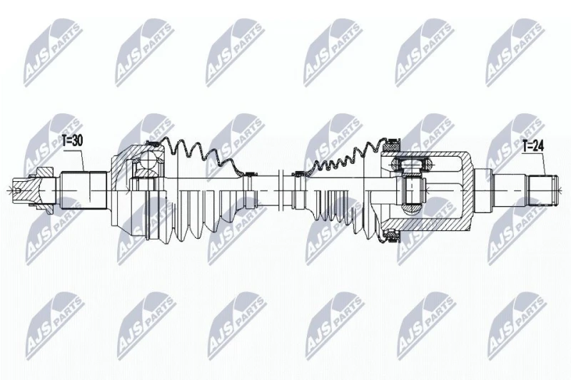 Image of NTY Drive shaft NTY NPW-MA-002