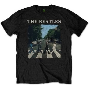 image of The Beatles - Abbey Road & Logo Kids 1 - 2 Years T-Shirt - Black