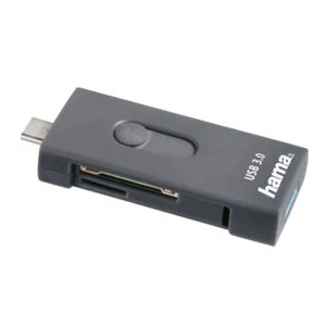 Image of Hama USB 3.0 / 3.1 Type C Memory Card Reader