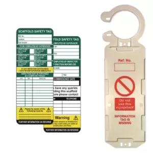 Image of Scaffold Tag instert - Pack of 10