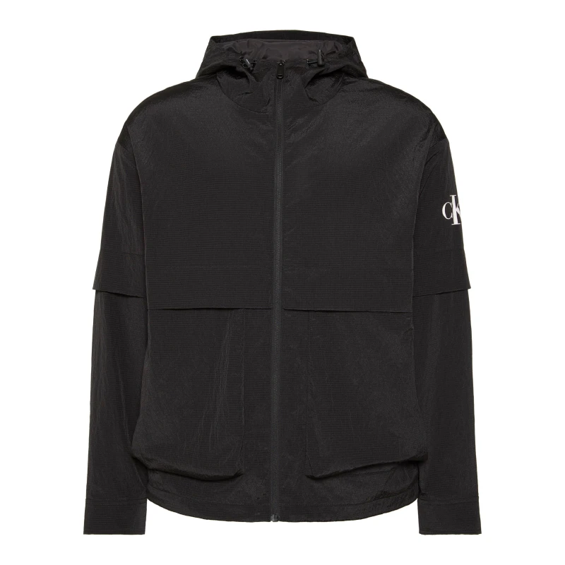 Image of Calvin Klein Jeans CKJ Ripstop Windbrkr Sn62 Black male S