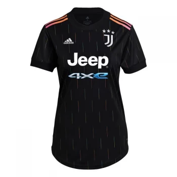 Image of adidas Juventus 2 half 2 Away Jersey Womens - Black
