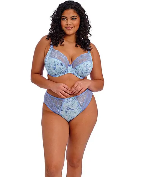 Image of Elomi Elomi Lucie Plunge Wired Bra Cornflower Cornflower Female 36H QV13628