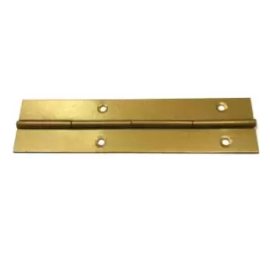 image of Airtic Metal Piano Hinge Gold Colour 30 x 120mm - Colour Gold, Pack of 1