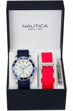 Mens Nautica NST07 Flag Box Set Watch NAI13502G