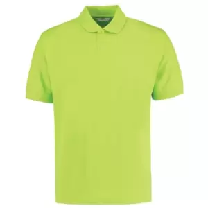 Image of Kustom Kit Mens Regular Fit Workforce Pique Polo Shirt (4XL) (Lime Green)