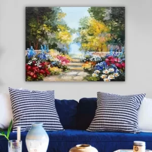 Image of 287446301_70100 Multicolor Decorative Canvas Painting