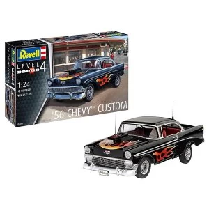 image of 56 Chevy Custom 1:24 Scale Level 4 Revell Model Kit