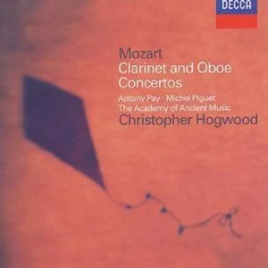 Image of MOZART CLARINET AND OBOE CONCERTOS by Wolfgang Amadeus Mozart CD Album