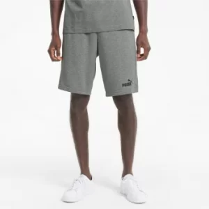 image of PUMA Essentials Mens Shorts, Medium Grey Heather, size 2X Large, Clothing