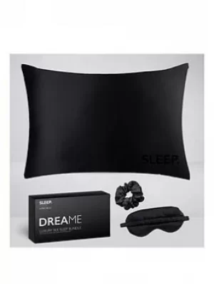 Image of Sleep London Silk Set- Black