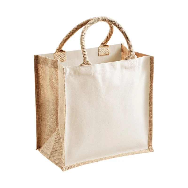 Image of Westford Mill Womens Jute Tote in Natural Natural Female One Size