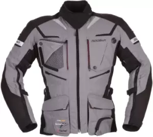 Image of Modeka Panamericana Motorcycle Textile Jacket, black-grey, Size S, black-grey, Size S