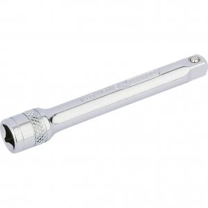 Image of Draper 1/4" Drive Polished Chrome Socket Extension Bar 1/4" 75mm