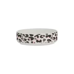 image of Mason Cash Leopard Print Cat Bowl 13x4cm