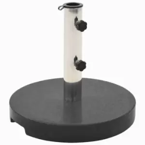 Image of Vidaxl Parasol Base Granite 20Kg Round Black