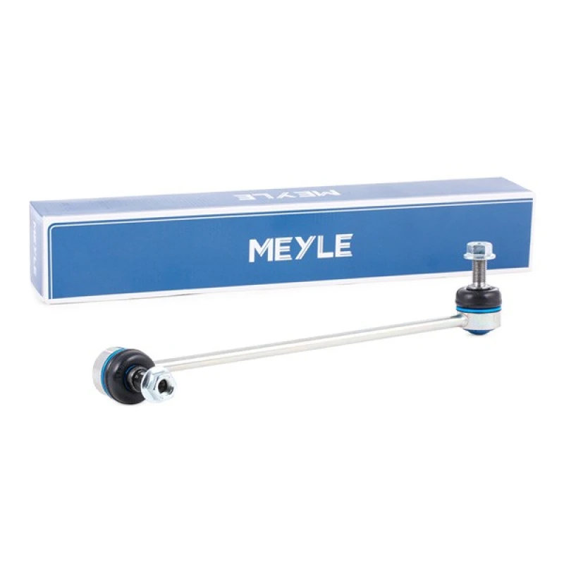 Image of MEYLE 116 060 0011/HD Anti-roll bar link Quality, Front Axle Left, with spanner attachment Steel Link Stabiliser (3229)