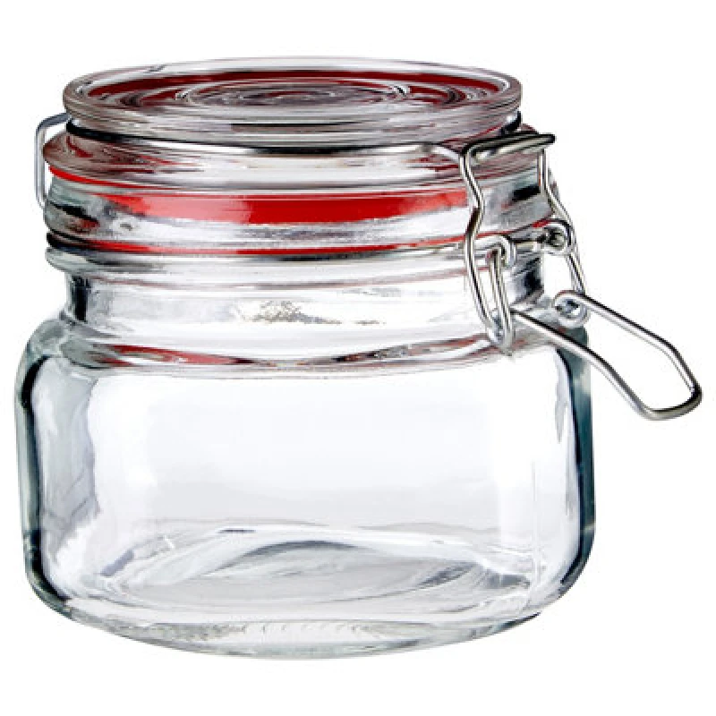 Image of Premier Housewares Square Deli 500ml Deli Jar Clear