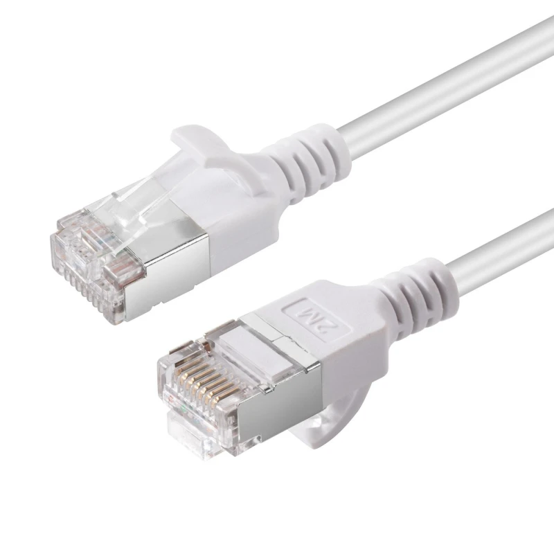 Image of Microconnect V-FTP6A0025W-SLIM networking cable White 0.25 m Cat6a U/F