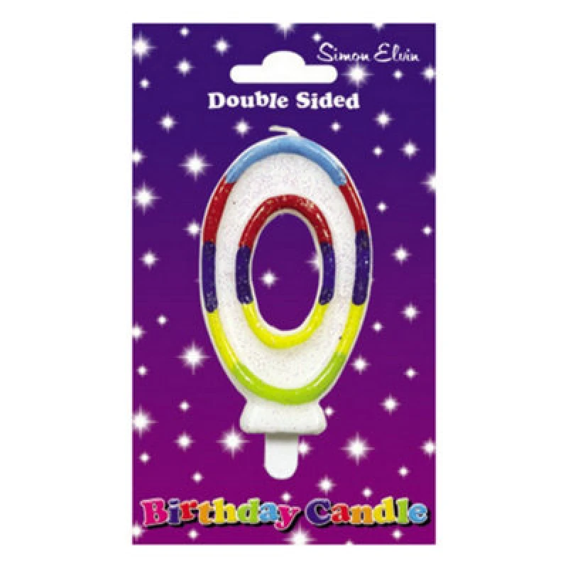 Image of Simon Elvin Multicoloured Birthday/anniversary Number Candles (Pack Of 6) Multicoloured (1)