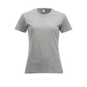 Image of Clique Womens/Ladies New Classic Melange T-Shirt (M) (Grey)