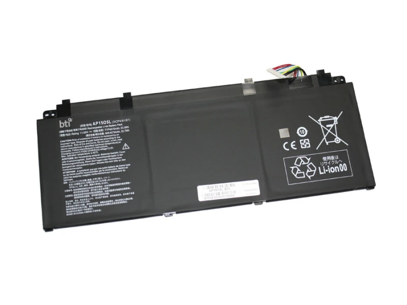 Image of BTI BTI 52.7 3 cell KT.00305.008 compatible battery for ACER TRITON PT715-51-71W9 TRITON PT715-51-709K TRITON 700 PT715-51 SWIFT 5 SF515-51T-724L AP15