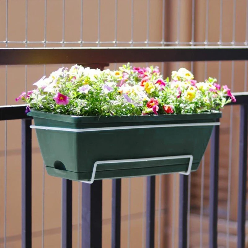 Image of LIFE IDEAS 10pcs Rectangle Garden Planter Set Dark Green unisex 10x Medium