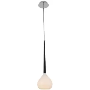 image of Zumalinelighting - Zumaline Libra Dome Pendant Ceiling Light, White, 1x E14