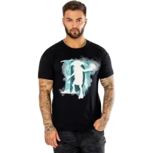Image of Dobby Watercolour Black Harry Potter Unisex T-Shirt Ex Ex Large