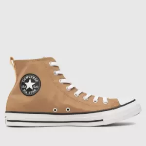 image of Converse Beige Hi Workwear Trainers