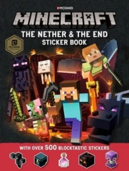 Image of Minecraft The Nether and the End Sticker Book by Mojang AB