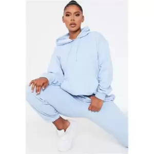 image of I Saw It First Pastel Blue Ultimate Oversized Hoodie - Blue