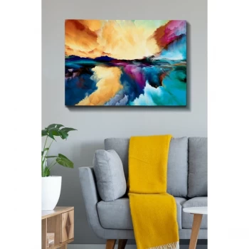 Image of Kanvas Tablo (70 x 100) - 6 Multicolor Decorative Canvas Painting