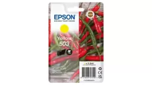 Image of Epson Chillies 503 Yellow Ink Cartridge