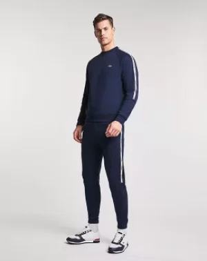 Image of Lacoste Navy Tape Logo Jogger
