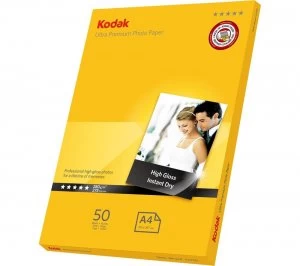 Image of Kodak Ultra Premium A4 Photo Paper 50 sheets