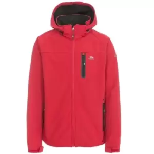 Image of Trespass Mens Accelerator II Waterproof Softshell Jacket (XS) (Red)