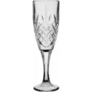 image of Premier Housewares Set of four Beaufort Crystal Champagne Flutes