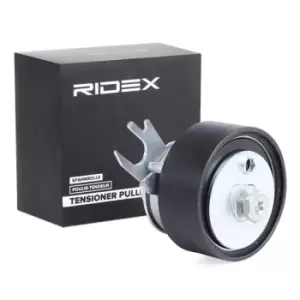 Image of RIDEX Tensioner Pulley, timing belt 308T0021 VW,AUDI,SKODA,Golf IV Schragheck (1J1),Golf V Schragheck (1K1),POLO (9N_),GOLF VI (5K1)