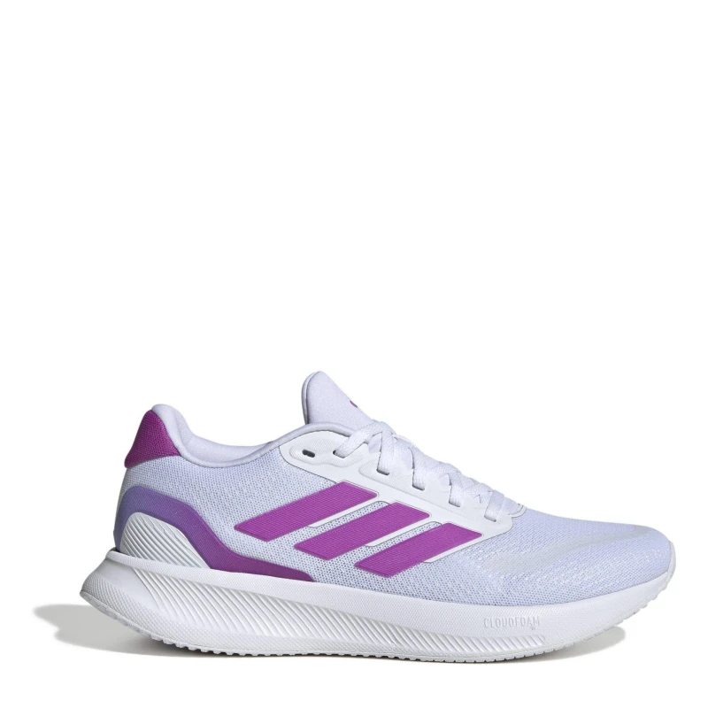 Image of adidas Runfalcon 5 Womens Running Shoes Wht/Prple/Blu female 5 (38)
